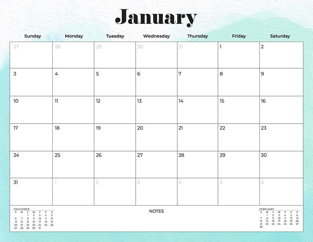 Free 2021 Calendars — 75 Beautiful Designs To Choose From!-Free Printable Calendar 2021 Without Download