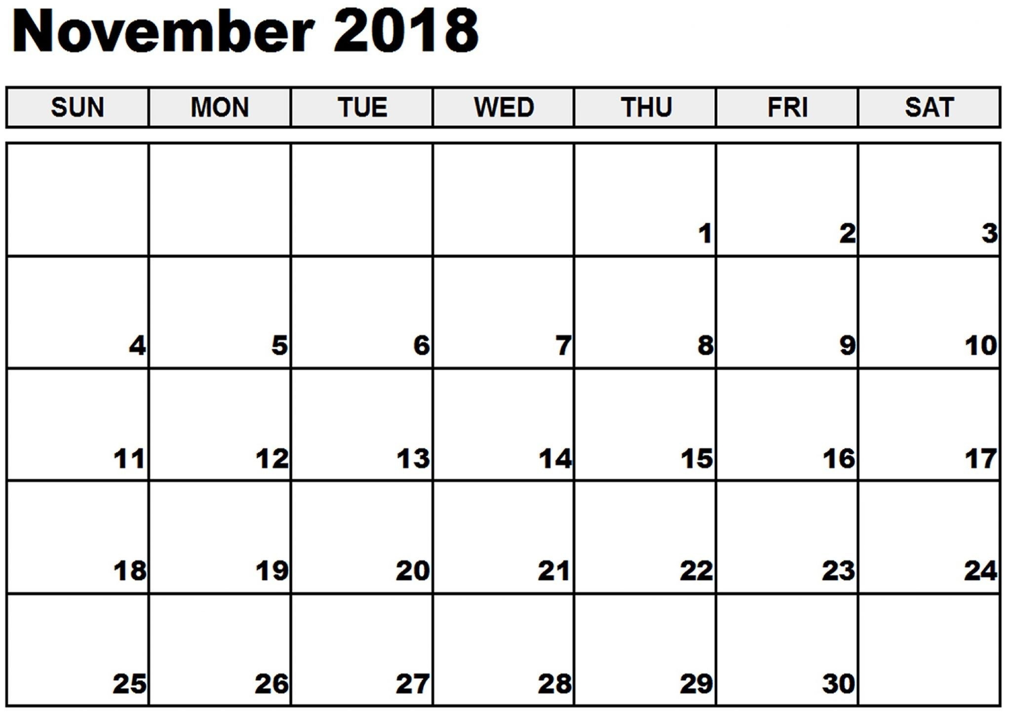 Free Download November 2018 Editable Calendar | Monthly-Calendar May 2021 Free Printables With Mickey Mouse