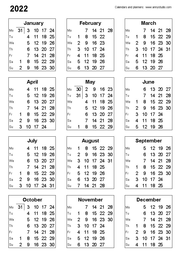 Free Printable Calendars And Planners 2021, 2022 And 2023-2021 2 Column Calendar