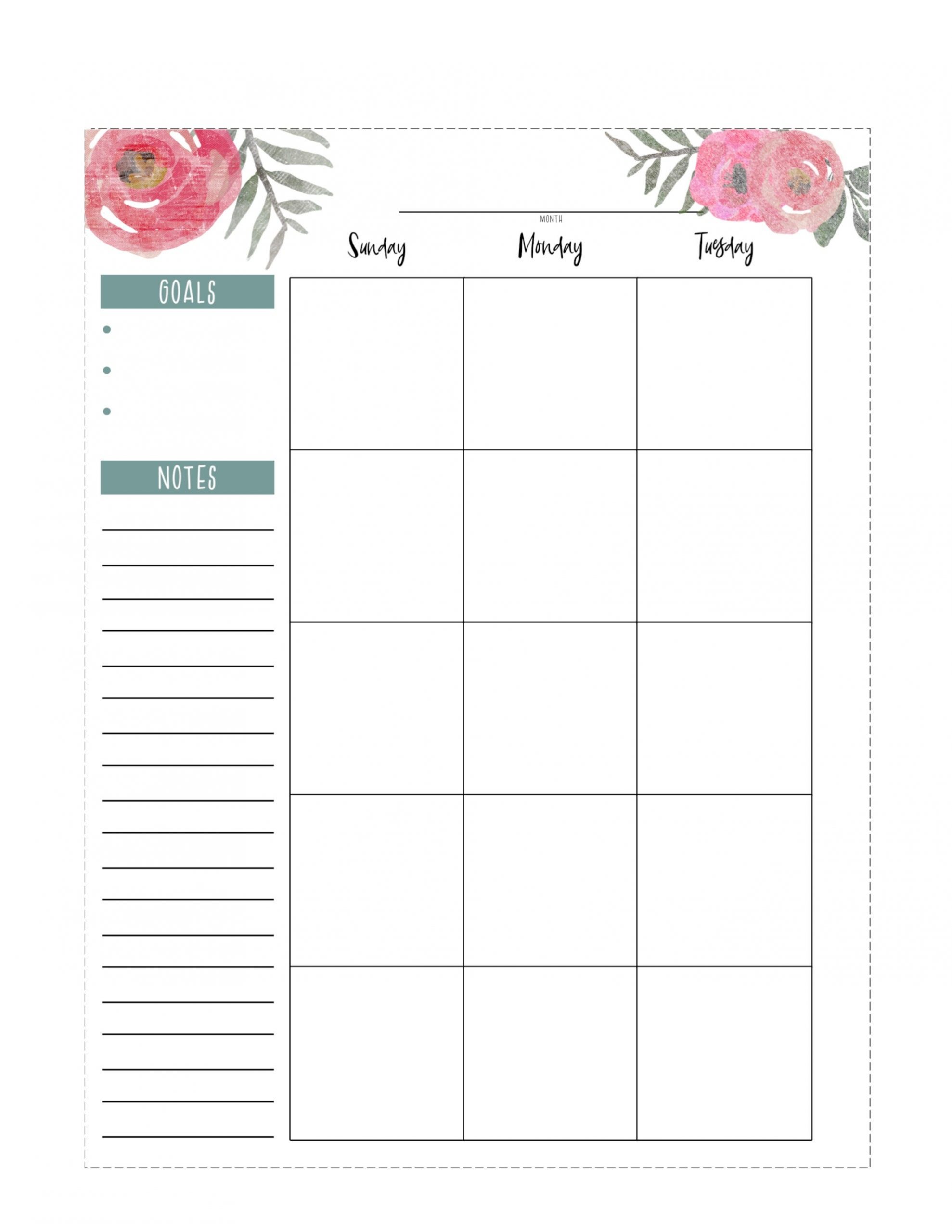 Happy Planner Free Printable Pages - Floral | Paper Trail Design-Free Printable 2021 Happy Planner