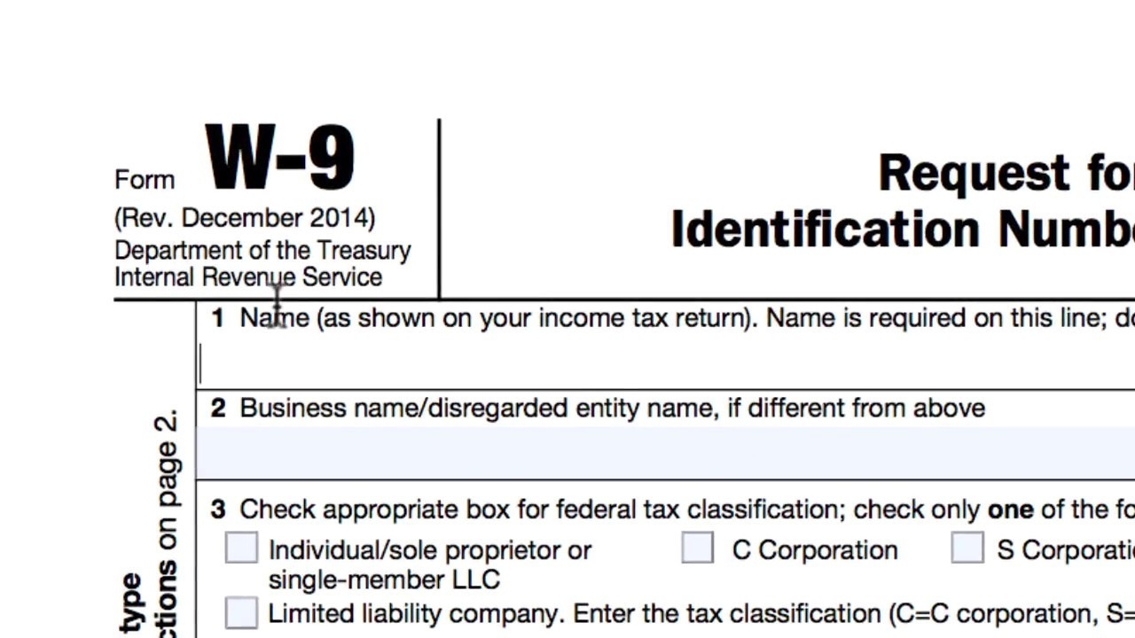 How To Complete An Irs W-9 Form-Free Printable 2021 W 9 Forms