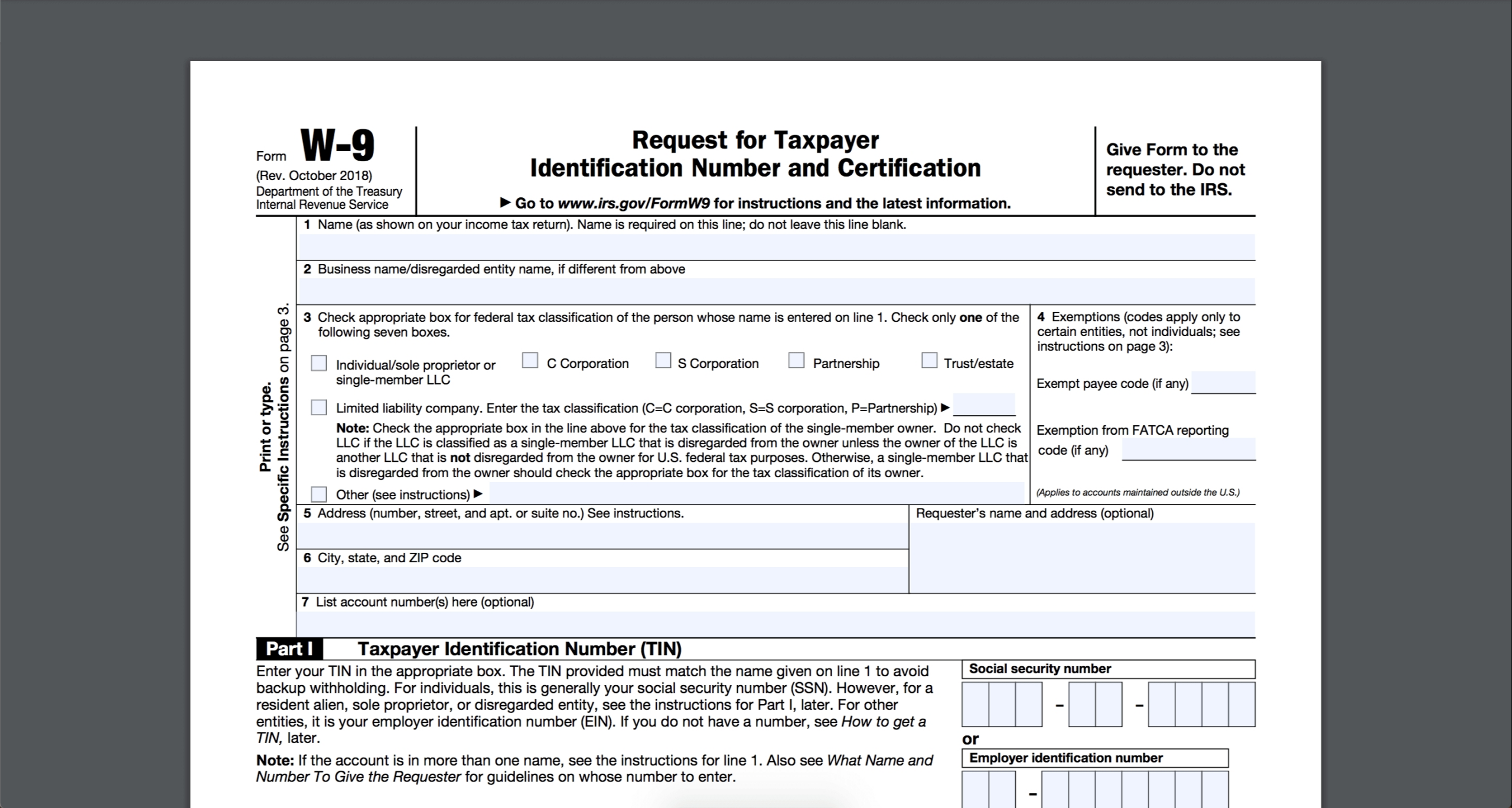 How To Fill Out And Sign Your W-9 Form Online-Blank W 9 Form 2021 Fillable Printable