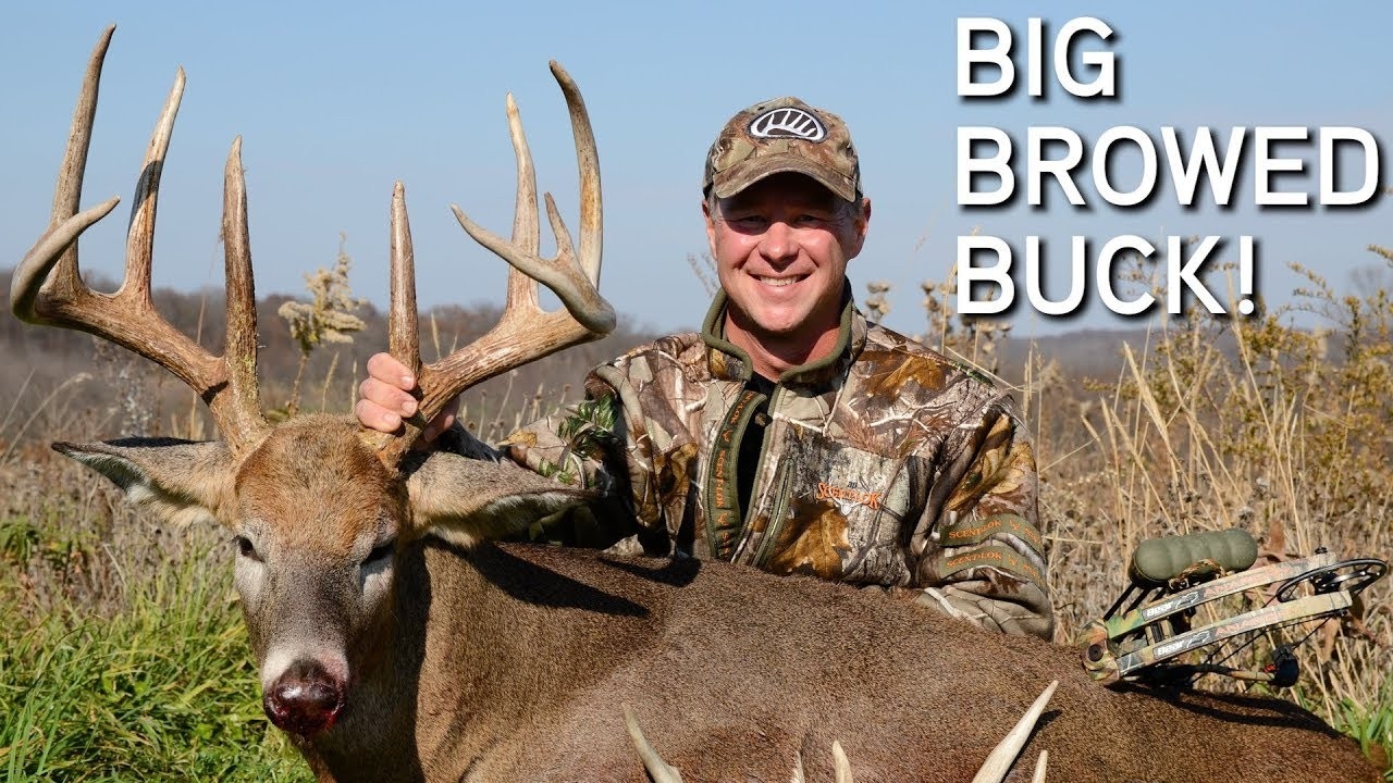 Huge Brow Tine Buck! | Bowhunting The Rut In Southern Iowa-2021 Iowa Whitetail Rut