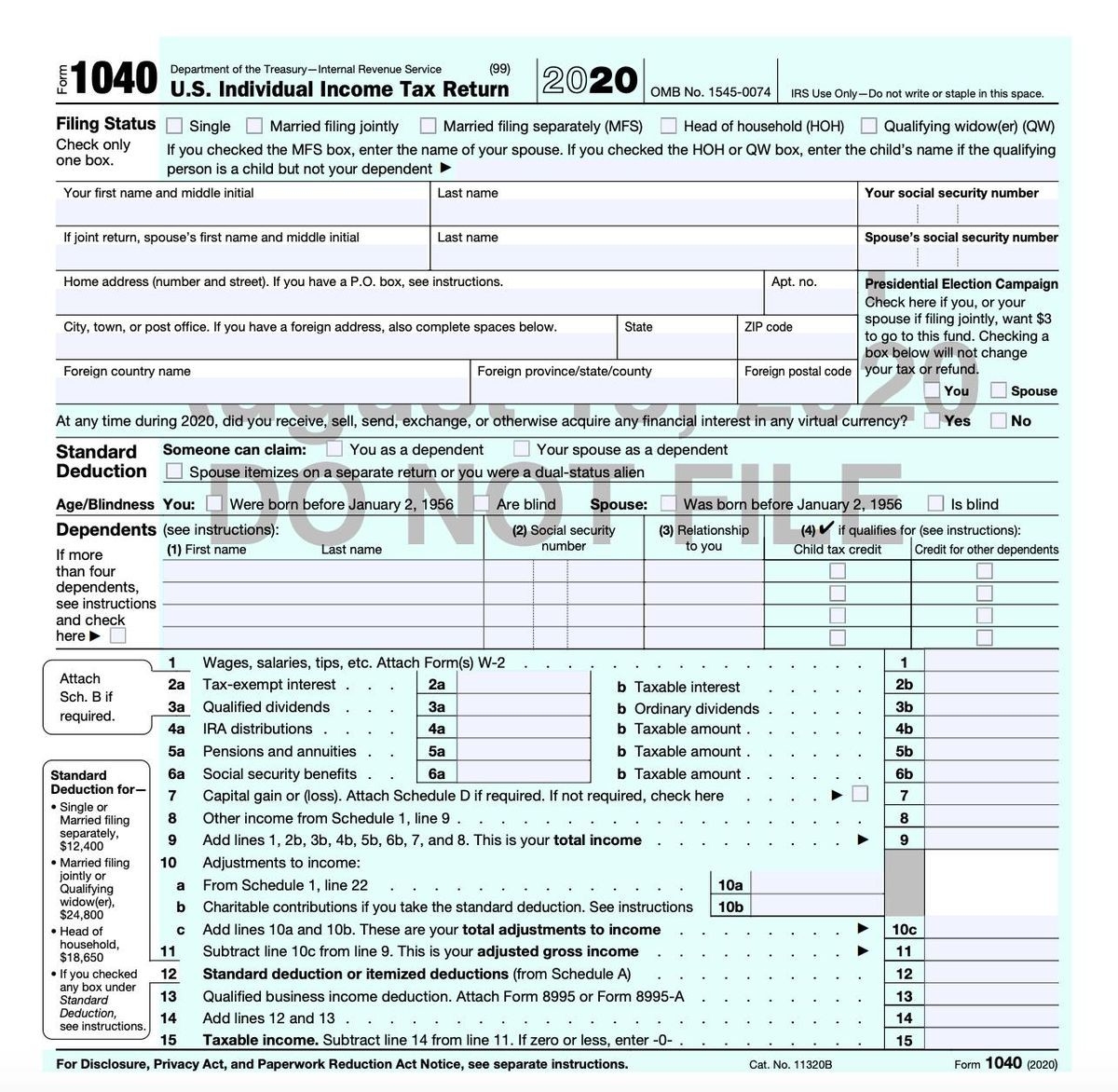 Irs Releases Draft Form 1040: Here&#039;S What&#039;S New For 2020-I 9 Forms Printable 2021