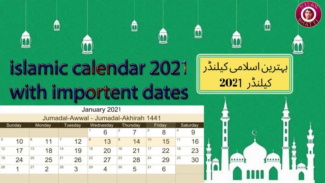 Islamic Calendar 2021 - Youtube-Islamic Calendar 2021