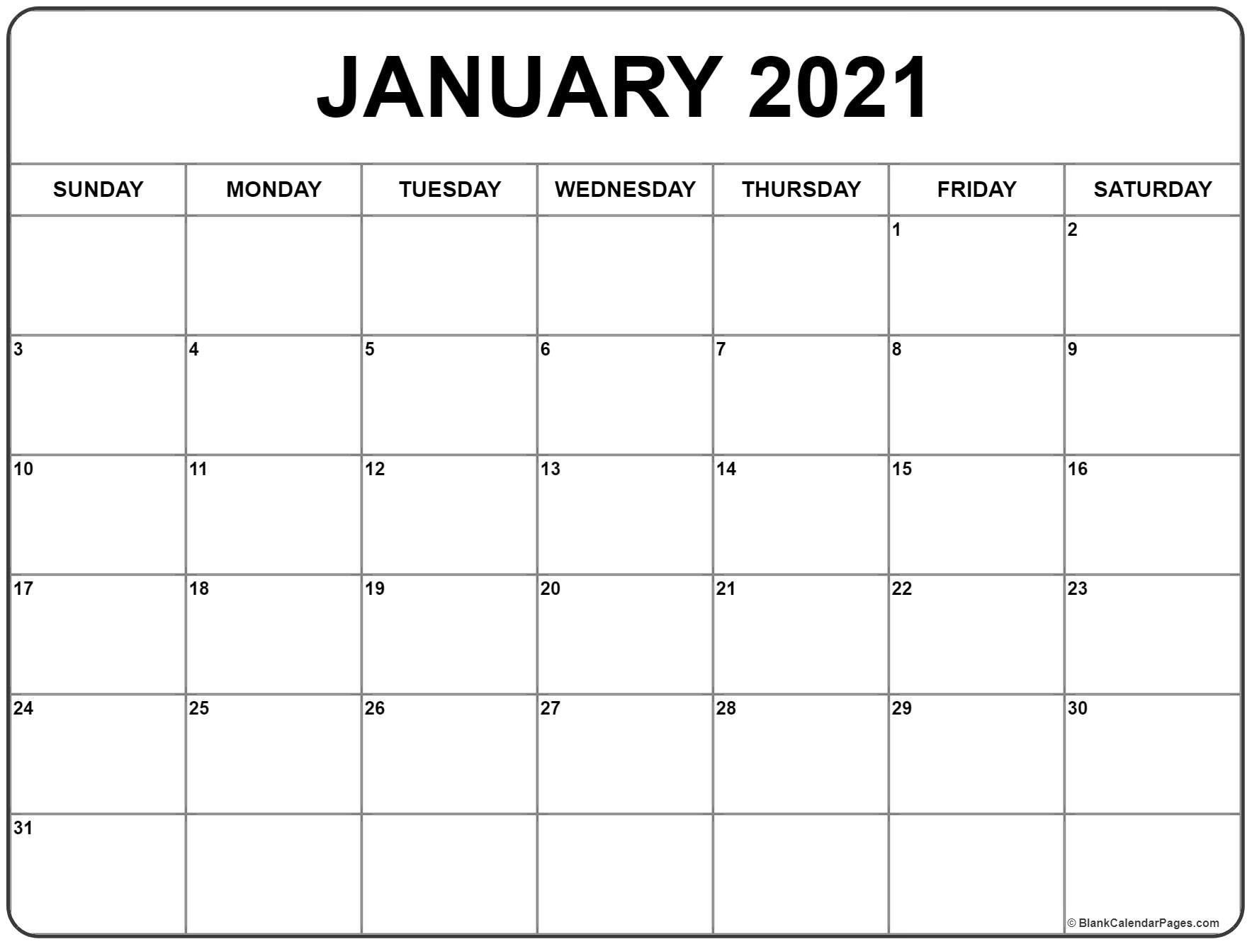 January 2021 Calendar With Holidays | Jan Calendar 2021 Yearly!!-Bills Calendar Template 2021