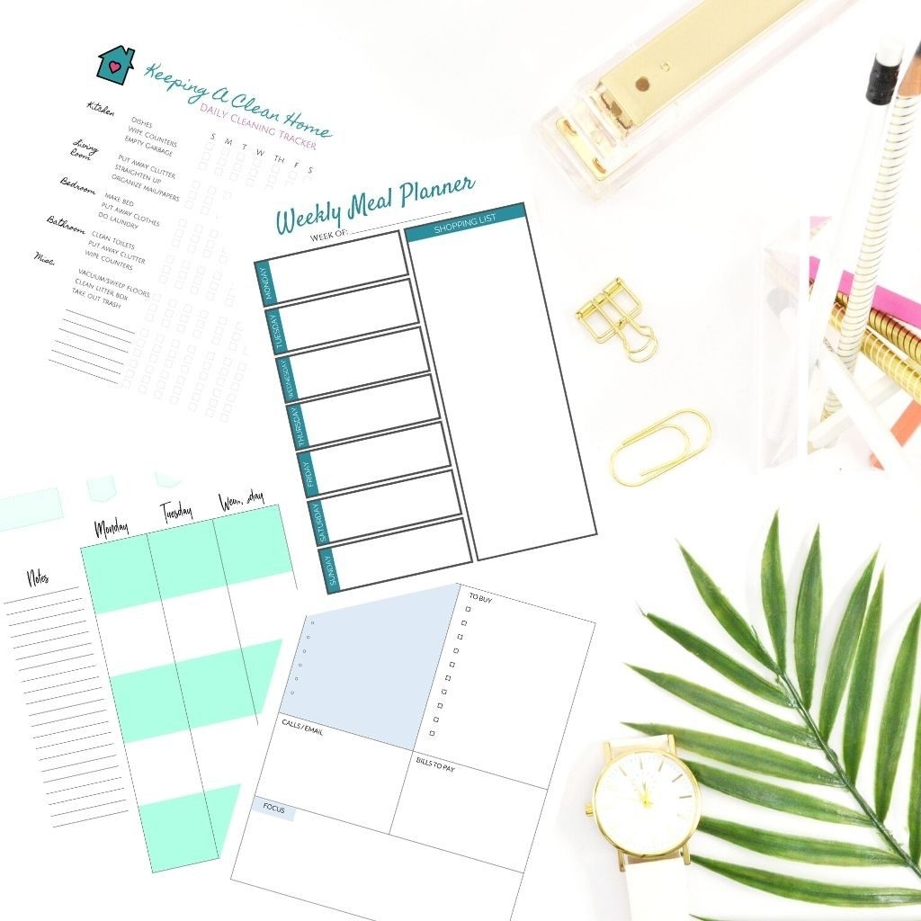 My Top 10 Free Happy Planner Printables | Simple Modern Mom-Free Printable 2021 Happy Planner