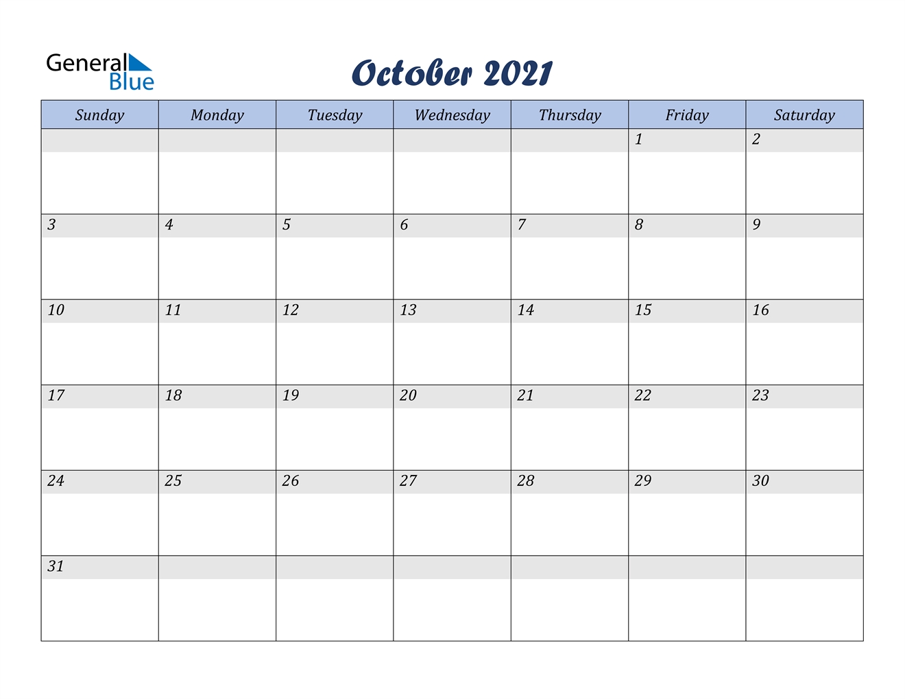 October 2021 Calendar - Pdf Word Excel-Edit October 2021 Ms Word