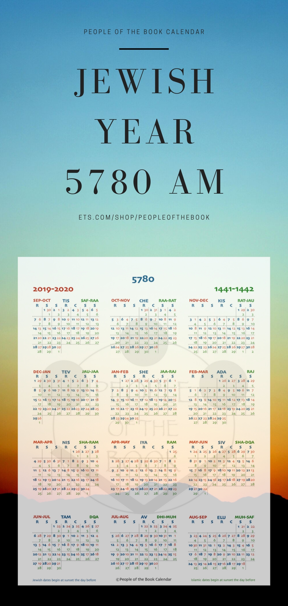 Pin On Printable Calendars: Jewish, Christian And Islamic-2021 Hebraic Calendar