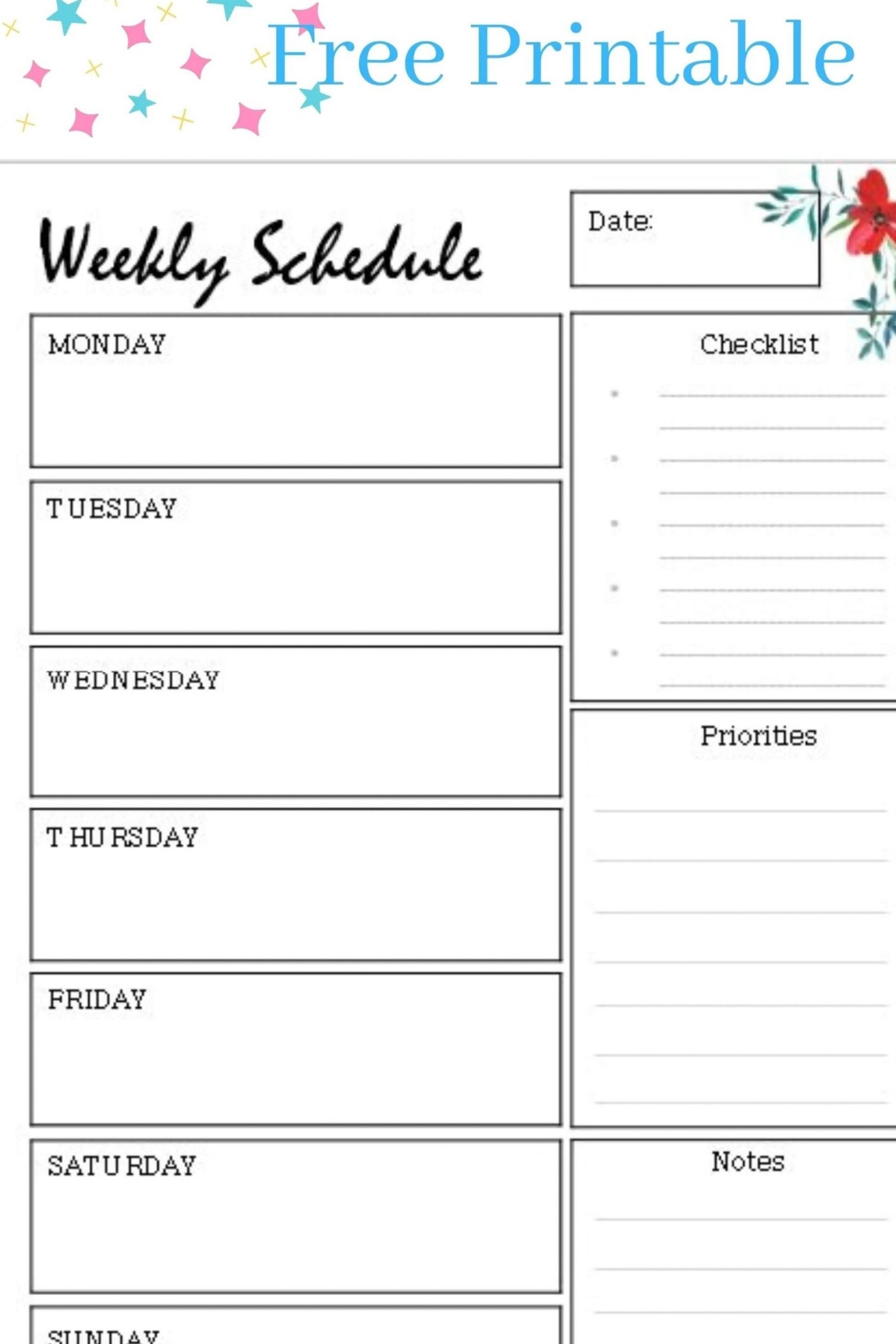 Printable Calendar 2021 | January 2021 - December 2021-Printable Monthly Checklist For 2021