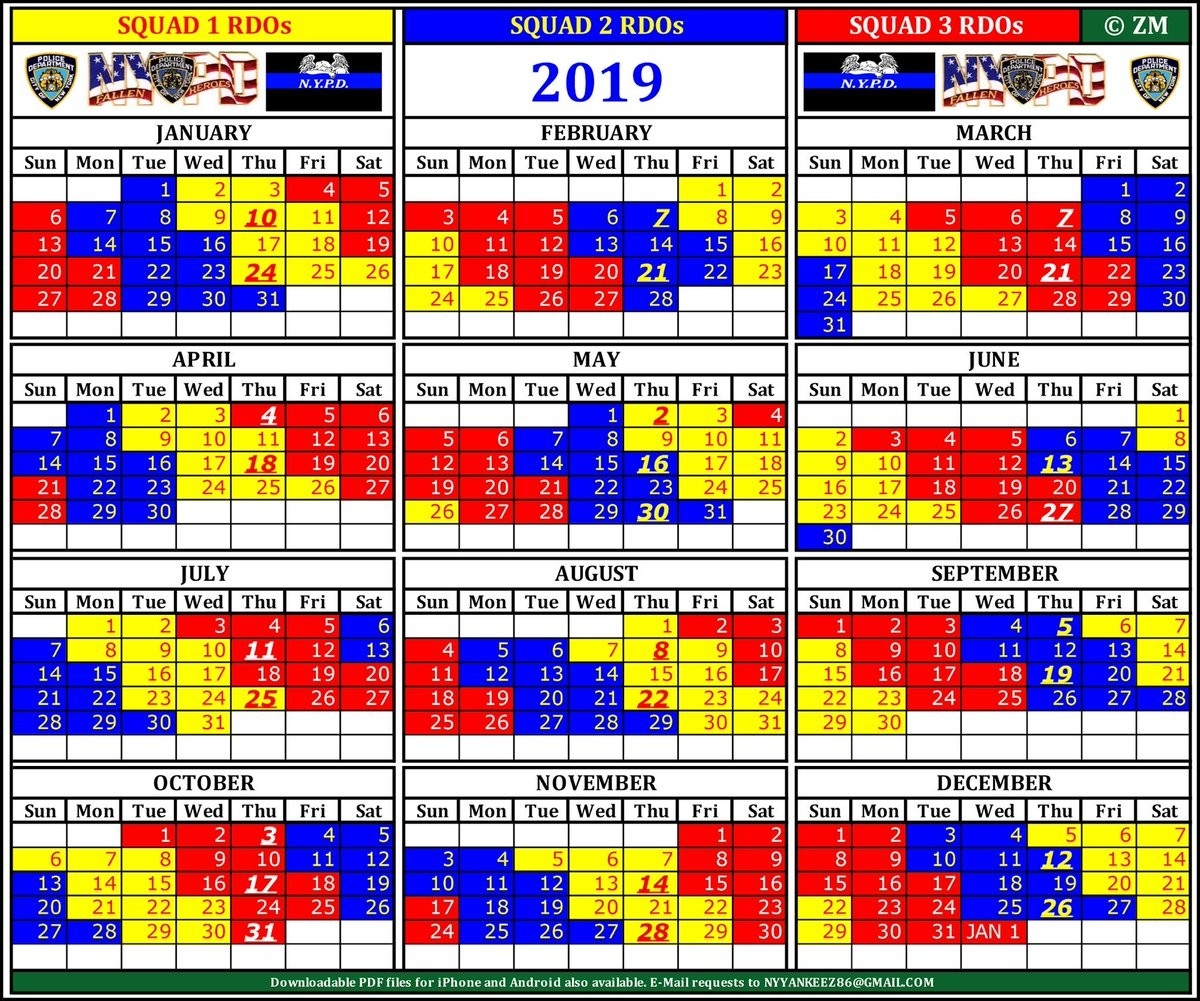 Rdocalendar Hashtag On Twitter-Nypd 2021 Rdo Calendar