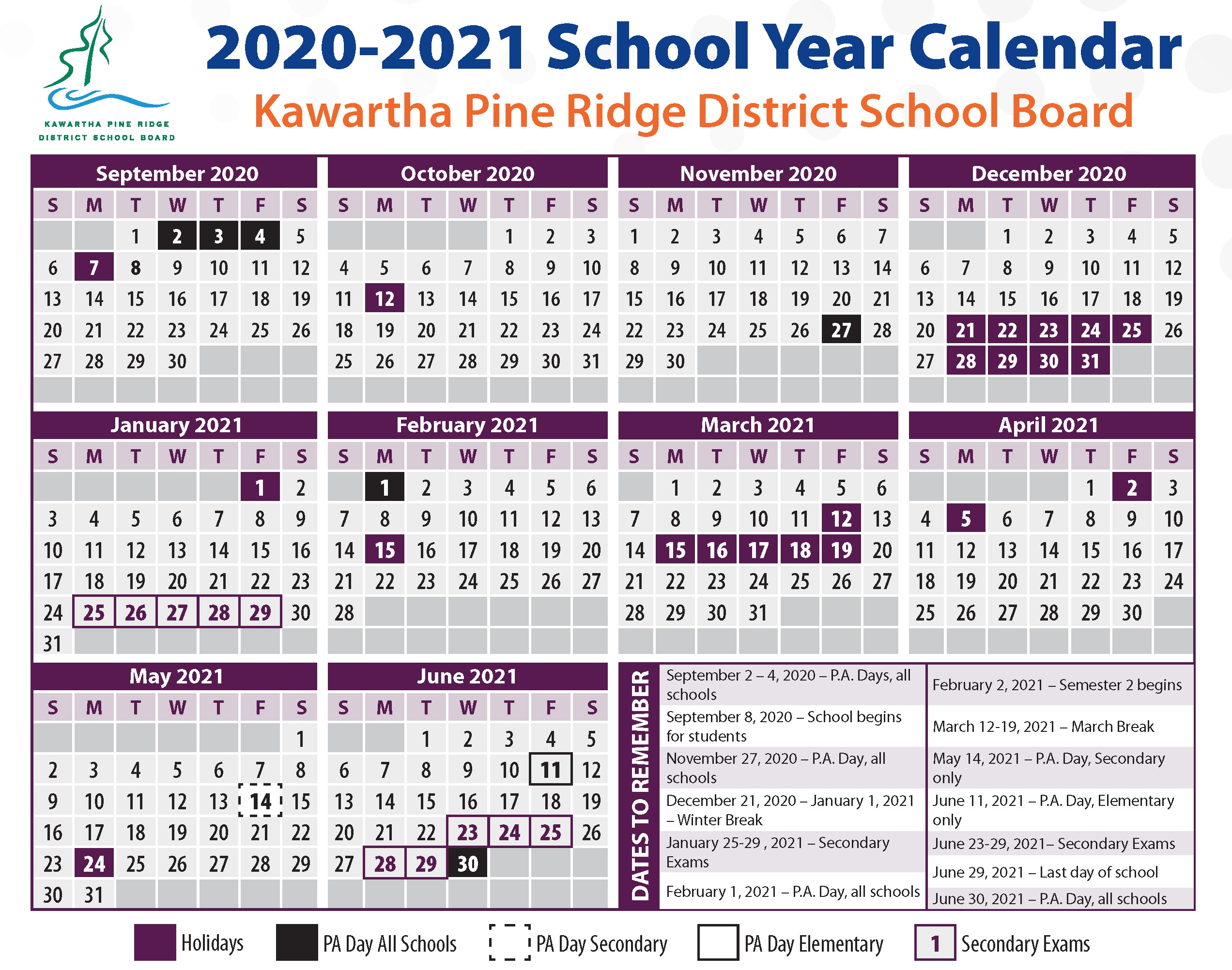 School Calendars-2021 School Holiday Calender