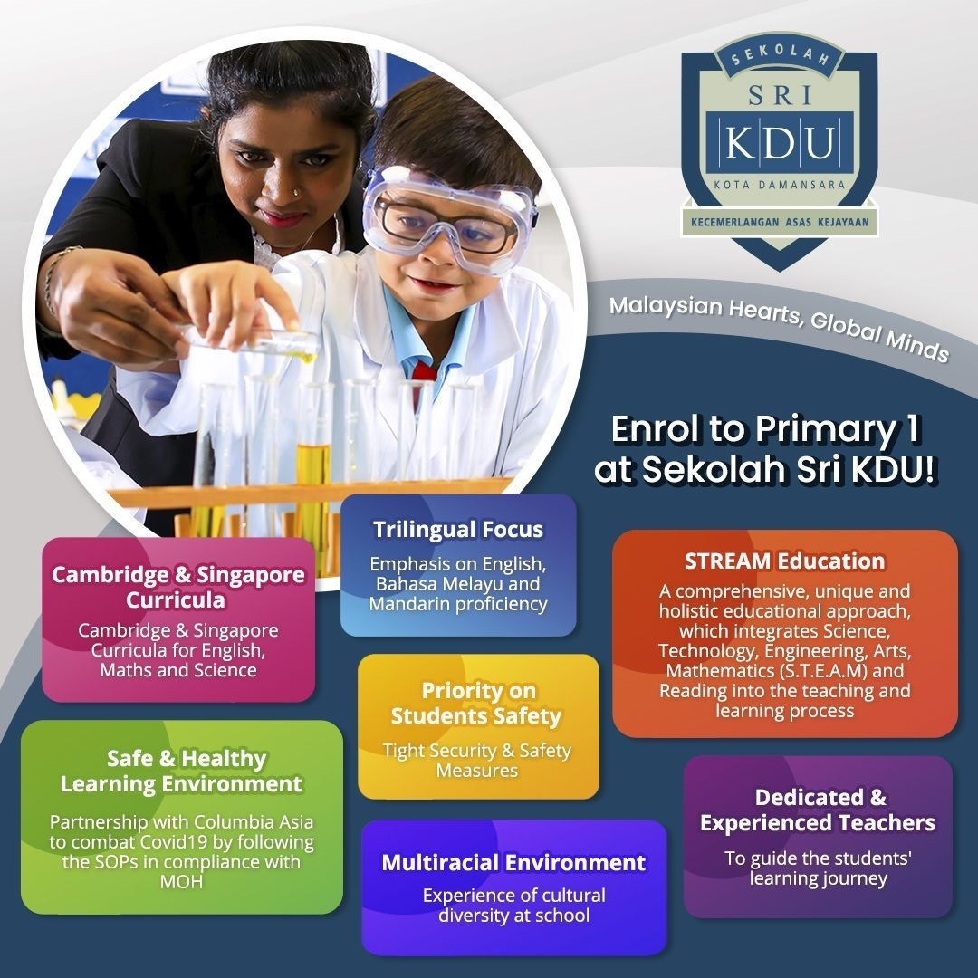 Sekolah Sri Kdu: Primary 1 For January 2021 Intake Is Open-Kuching School Holidays 2021