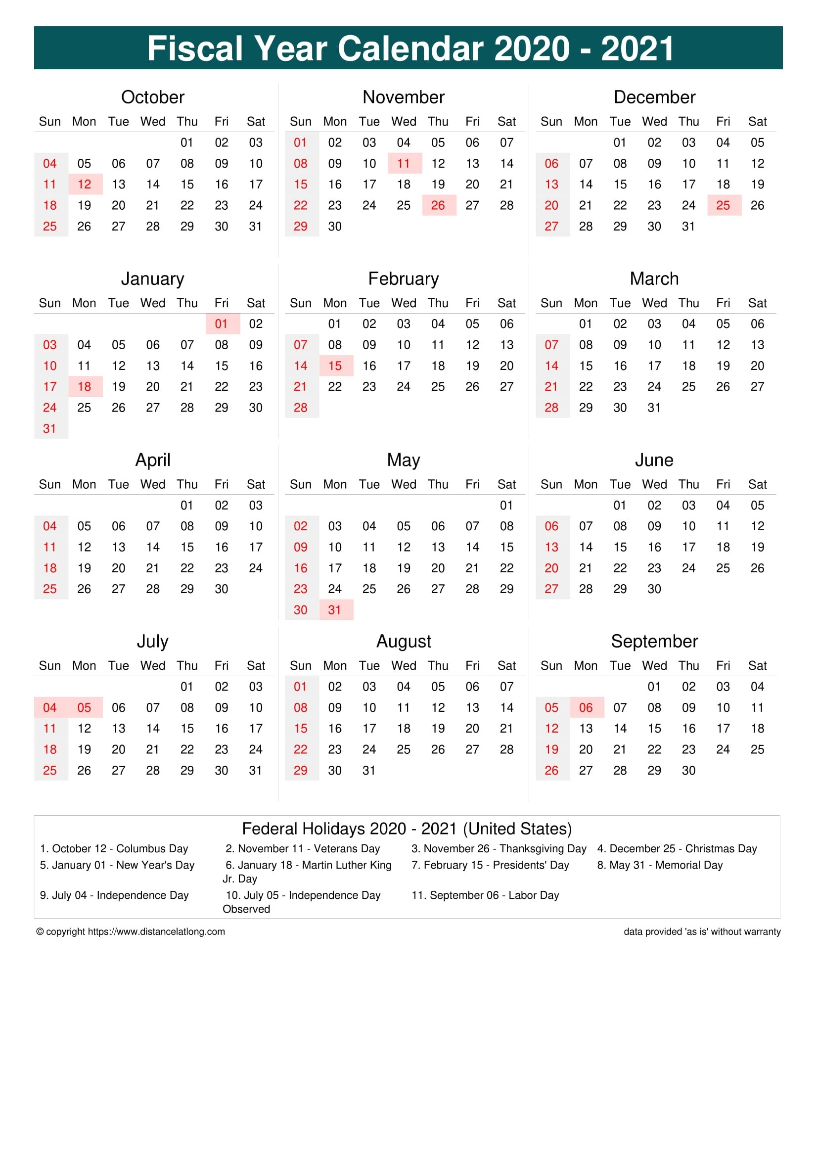 2021 Us Holidays Printable List | Calendar Template Printable