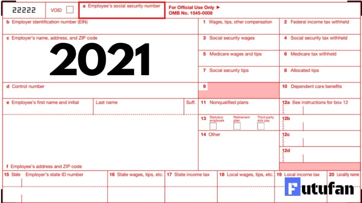 W2 Form 2021 - W-2 Forms-Irs Tax Forms For 2021 Printable