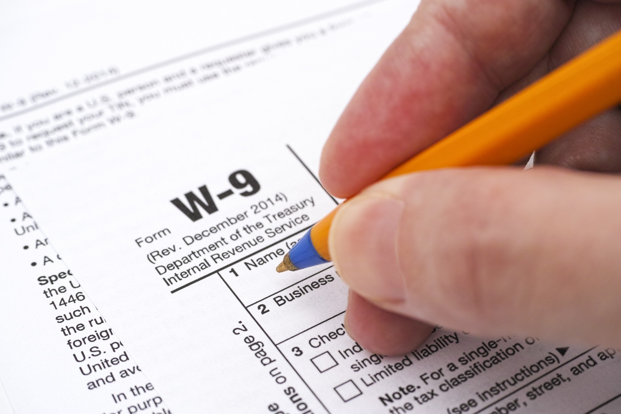 irs form w9