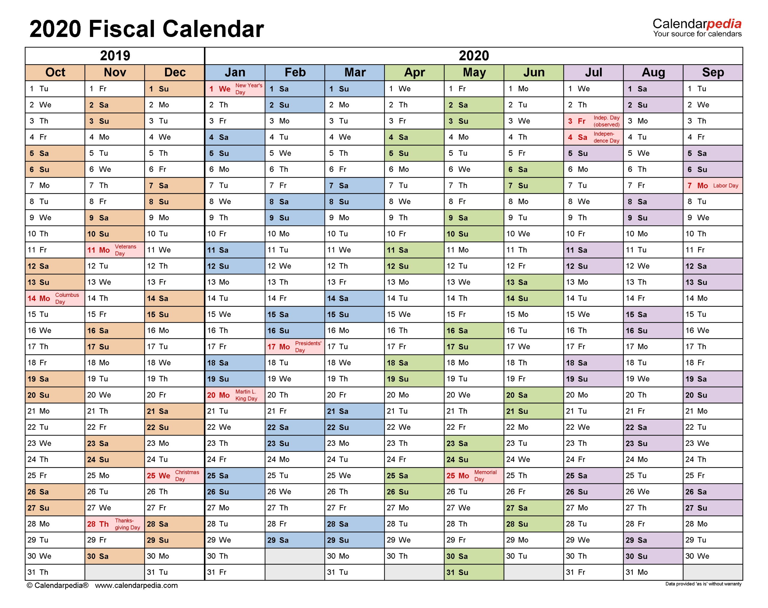 2020 2021 Financial Calendar - Template Calendar Design-Printable Bill Calendar 2021