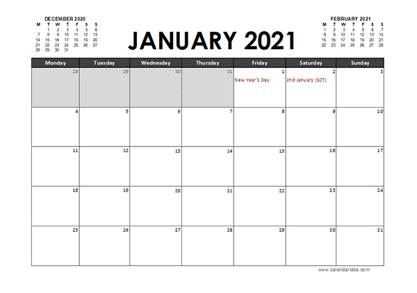 2021 Free Downloand Vacation Spreadsheet | Calendar Template Printable