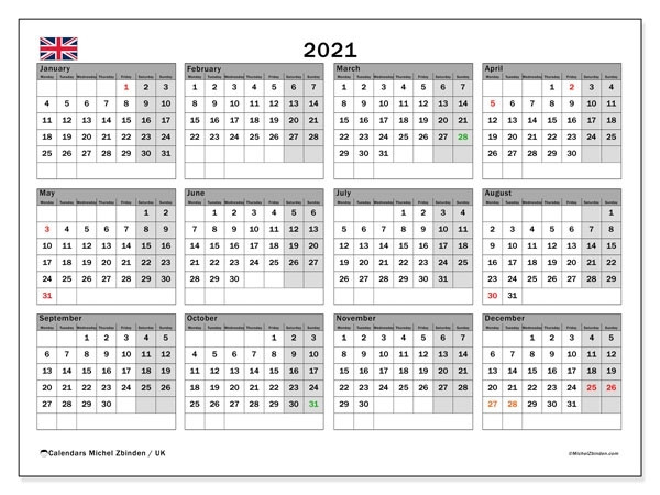 2021 Calendar Uk Bank Holidays | Qualads-2021 Uk Calendar With Bank Holidays