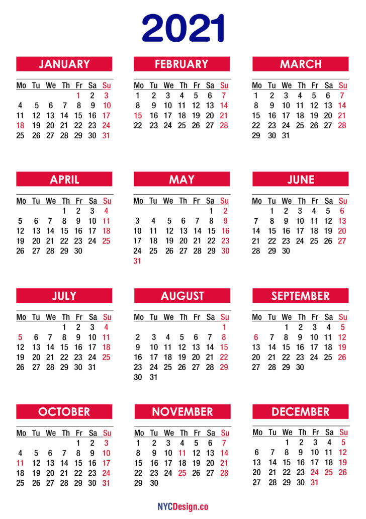 Almanac Sarawak 2021 | Calendar Template Printable