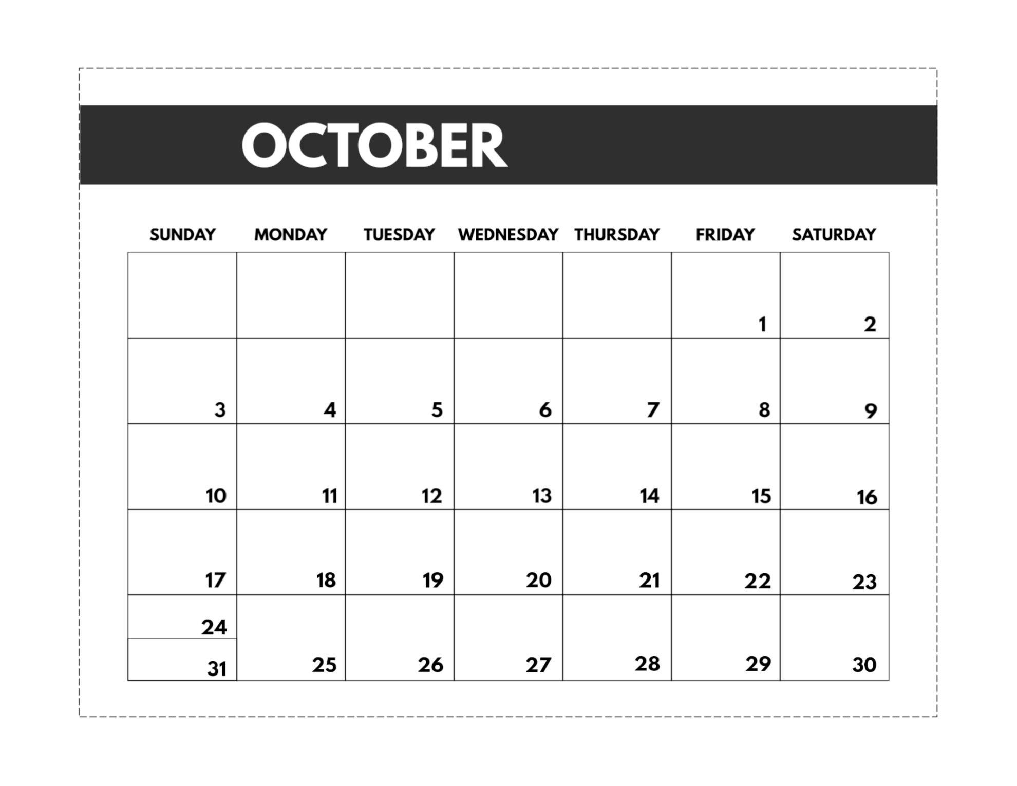 2021 Free Monthly Calendar Templates | Paper Trail Design-Free 81/2 X 11 Printable Blank Calendar November 2021
