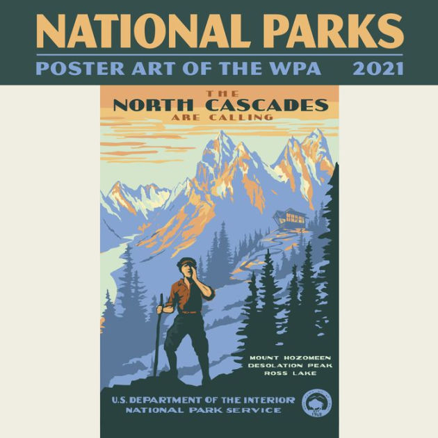 2021 National Parks Poster Art Of The Wpa Mini Wall-National Food Days Calendar 2021