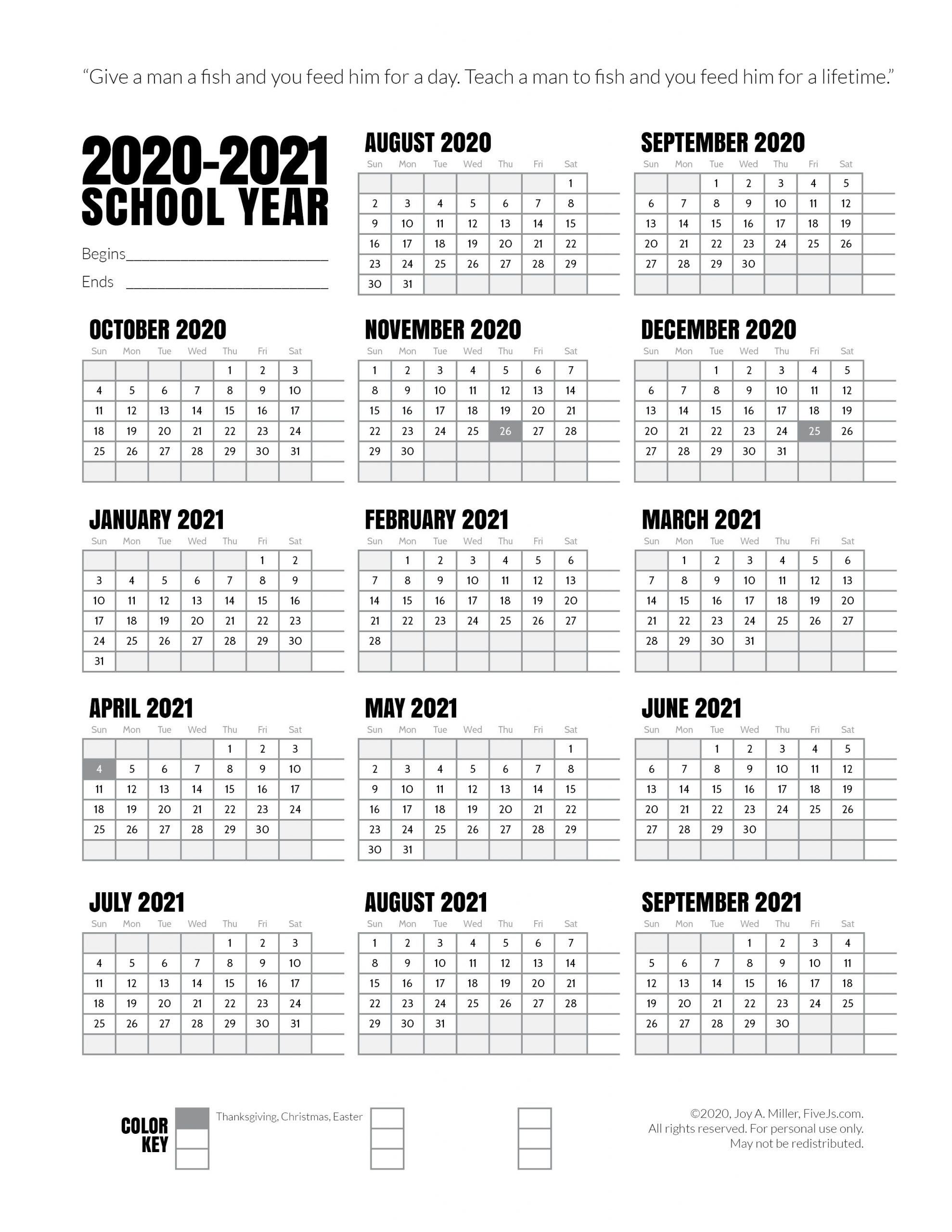 2021 Printable Attendance Tracker | Calendar Template-2021 Free Employee Vacation Calendar