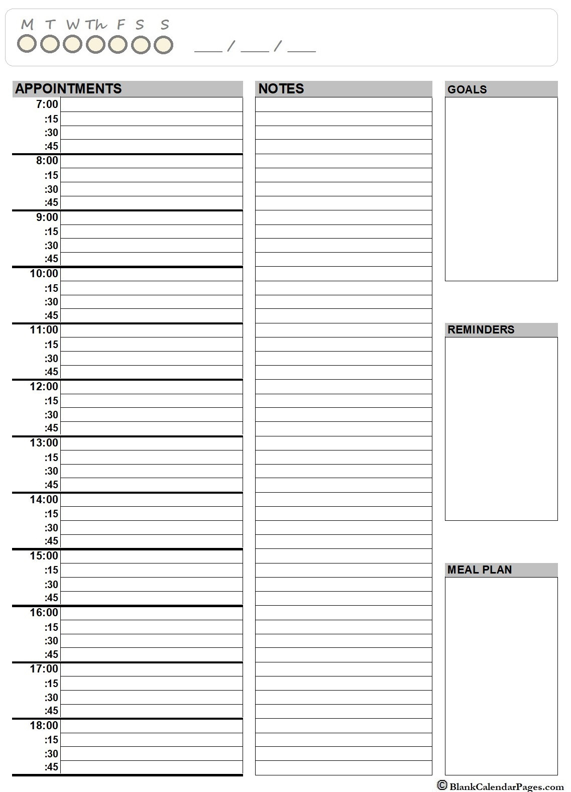 2021 Printable Daily Planner | Planner Templates-Hourly Daily Calendar 2021