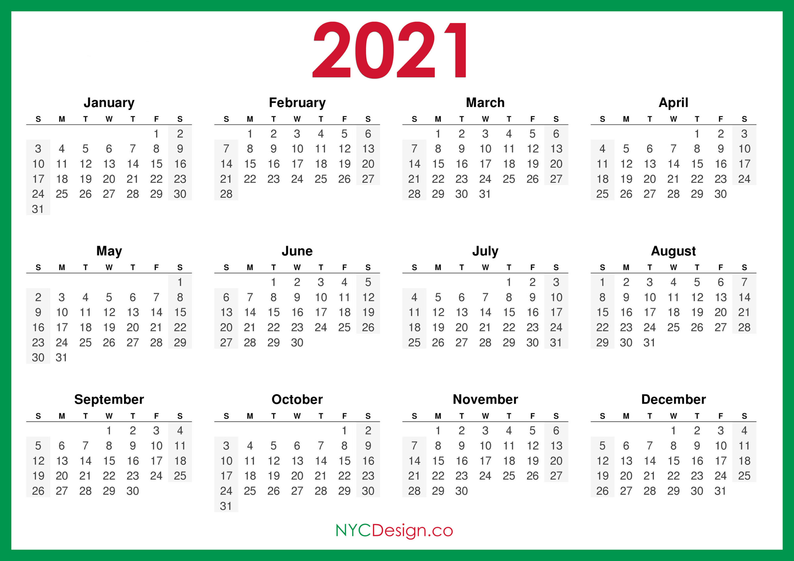 2021 Sunday Calendar | Printable March-Fillable Calendar 2021-2021 Year