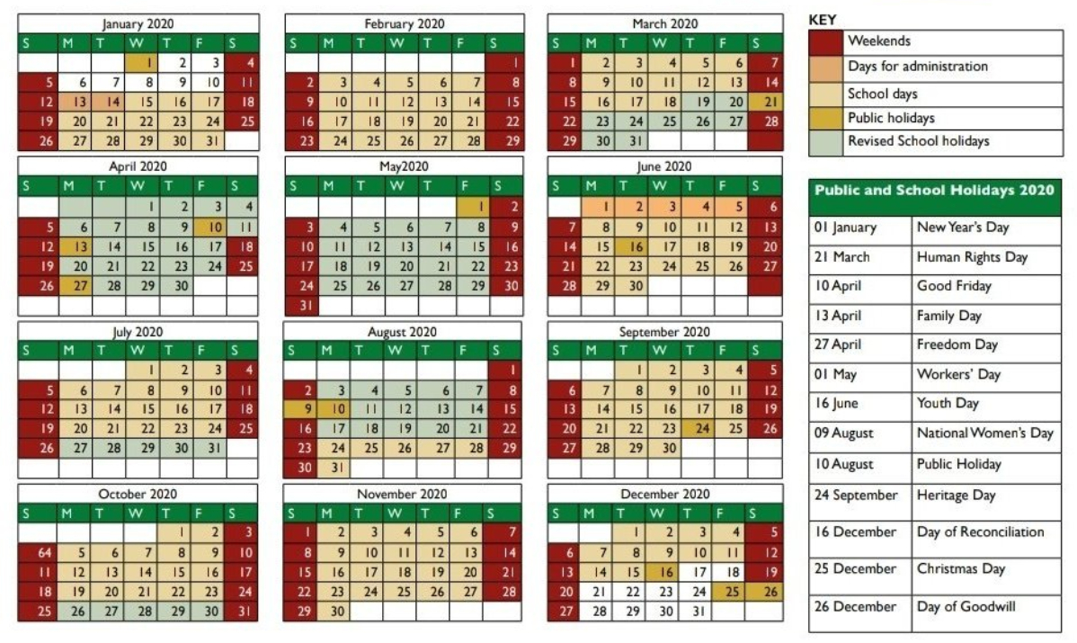 5 Lockdown Changes For August That You Should Know About-2021 Calendar South Africa