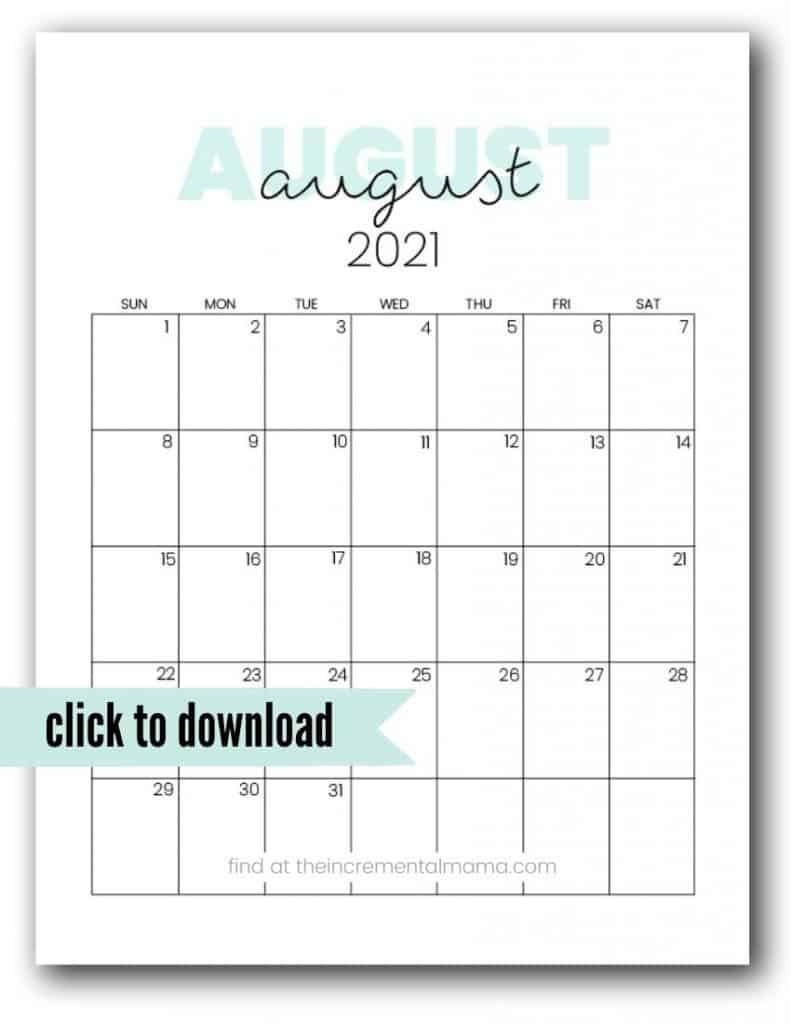 August 2021 Printable Bill | Calendar Template Printable-Monthly Schedule Planner August 2021