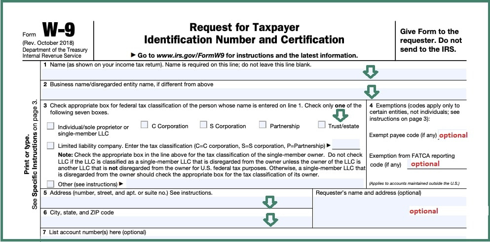 Blank W9 Form In Pdf | Downoad 2021 W9 Blank Form Free-Print 2021 W9