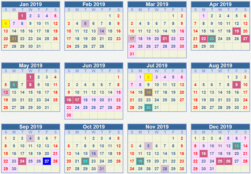 Calendar 2019: School Terms And Holidays South Africa-2021 Calendar Sa Public Holidays