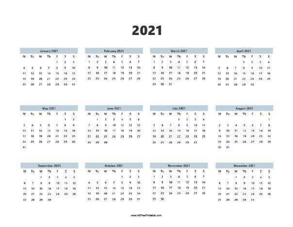 Calendar 2021 Free Download Complete Months In 2020-Free Download Printable Calendar 2021 Month In A Column