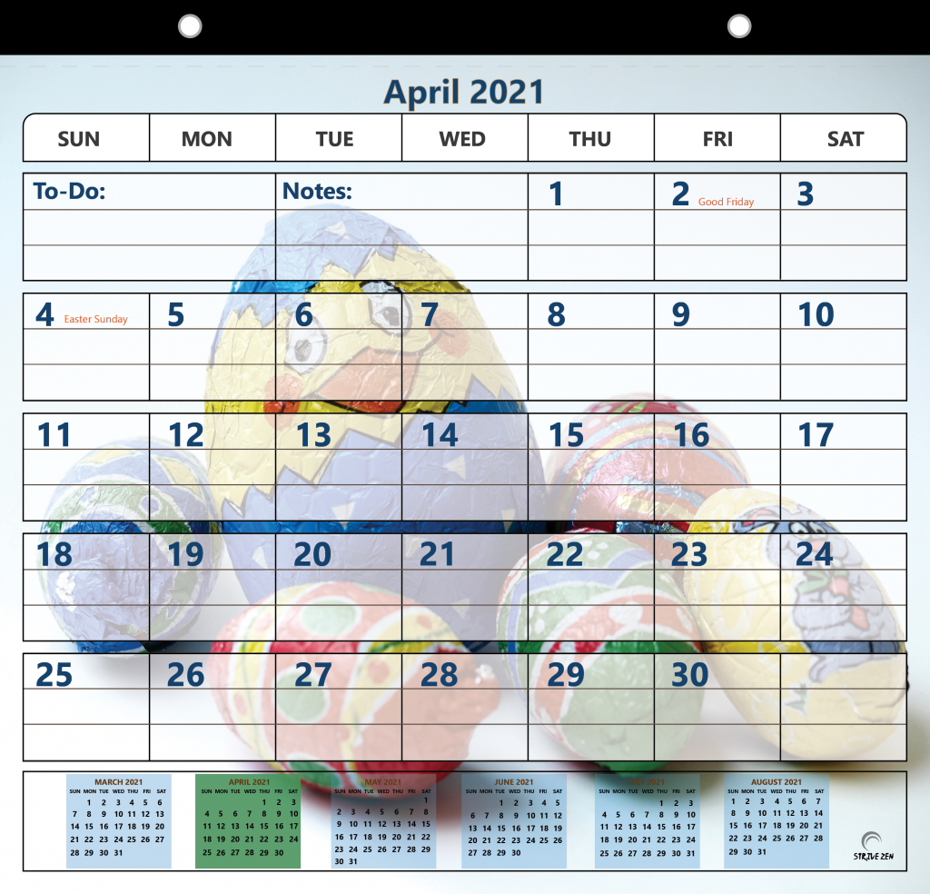 Calendar Refrigerator 2021, Holiday-Inspired - Strivezen-Everyday Holiday Calendar 2021