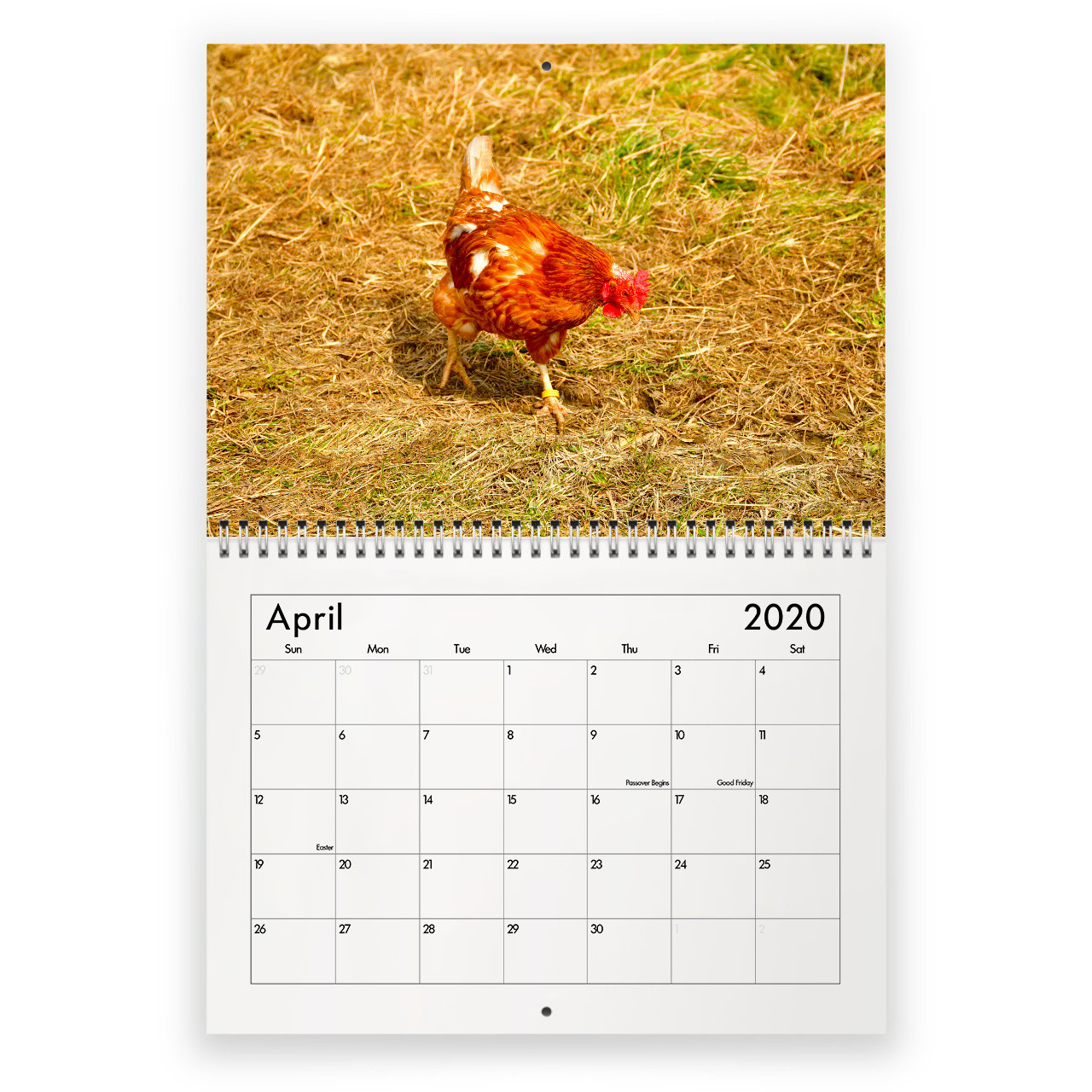 Chicken 2021 Calendar-National Food Days Calendar 2021