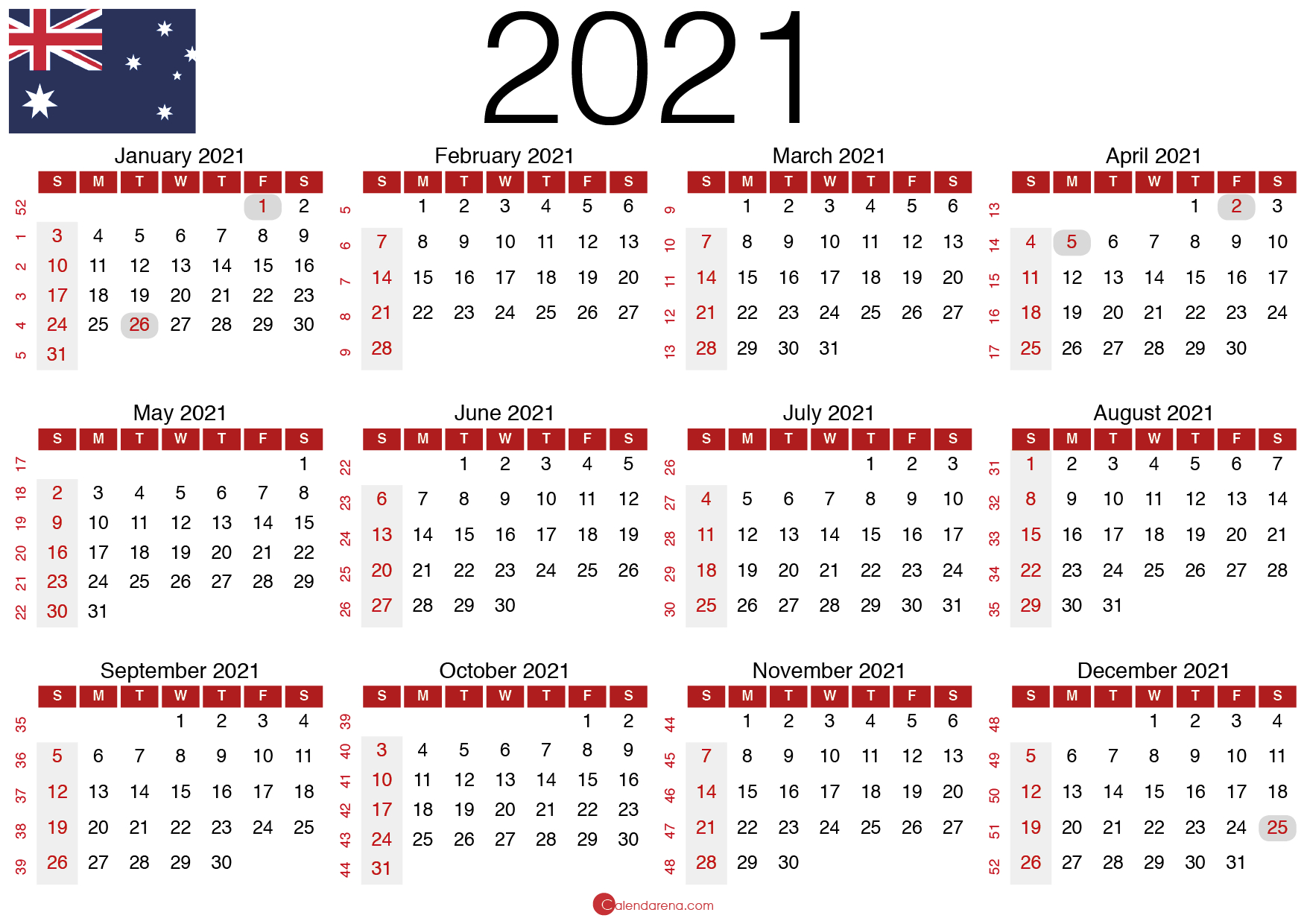 Download Free 2021 Calendar Australia ??-Google Calender 2021 With Public Holidays Qld
