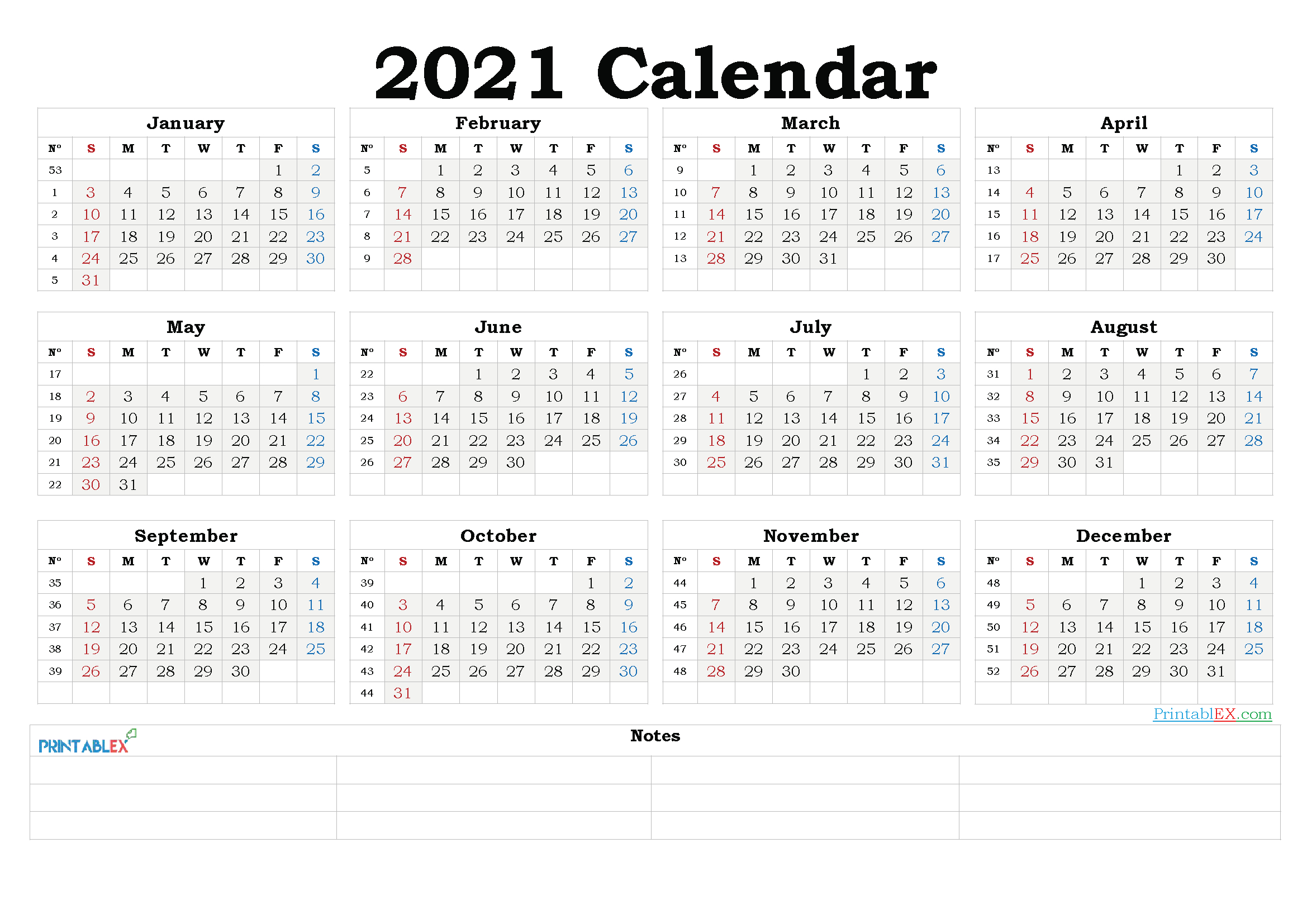 Free Downloadable 2021 Word Calendar / 2021 Editable-Microsoft Calendar Templates 2021