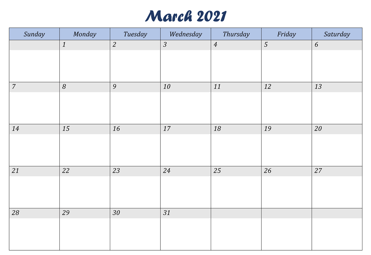 Free Printable March 2021 Calendar Pages Sheets - One Platform For Digital Solutions Free-Free Monthly Bill Calendar Printable 2021