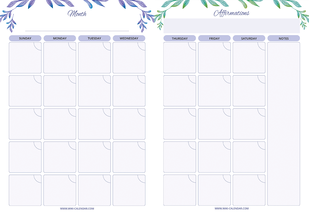 Free Printable Monthly Planner For 2021 Templates-Monthly Planner 2021 Template
