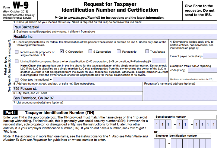 I9 Forms 2020 Printable-2021 W9 Tax-Free Printable Form