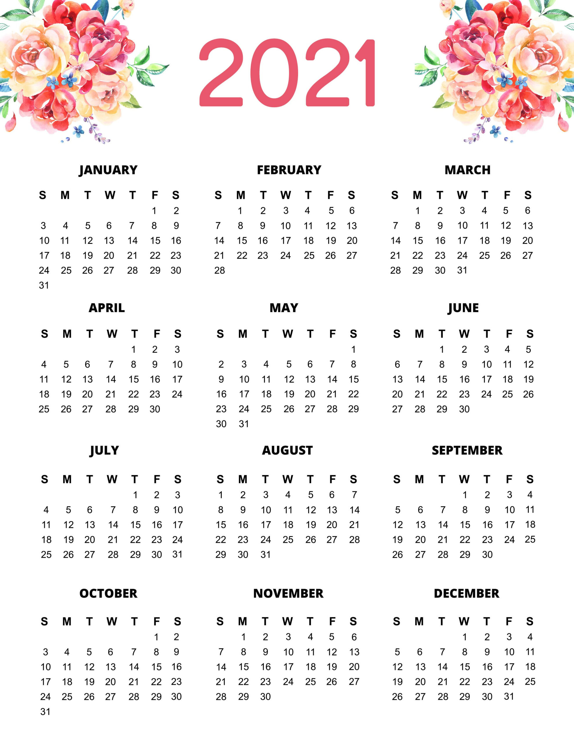 January 2021 Monthly Meal Plan On A Budget - Family Fresh-2021 Bill Calendar