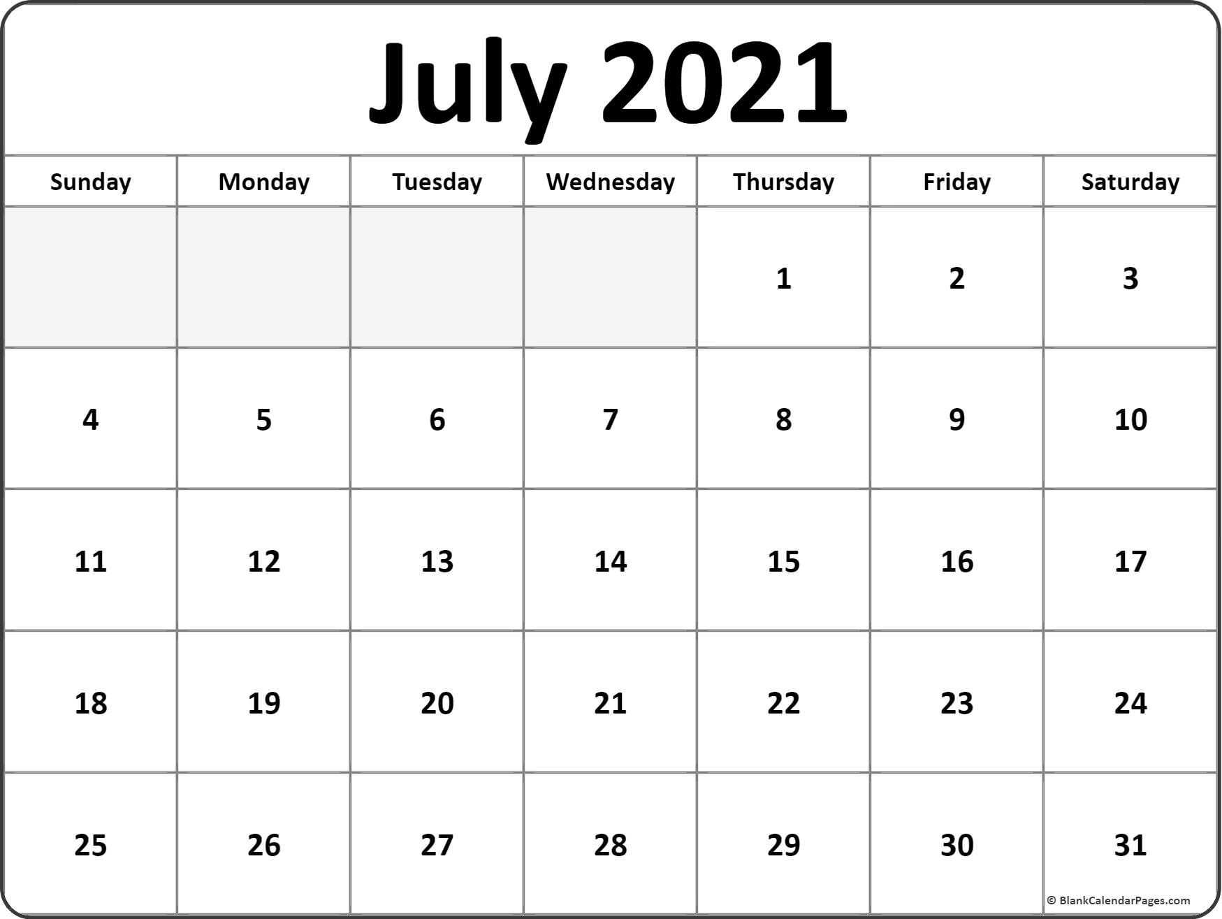 July 2021 Calendar With Holidays - Calendar 2020-July 2021 Calendar