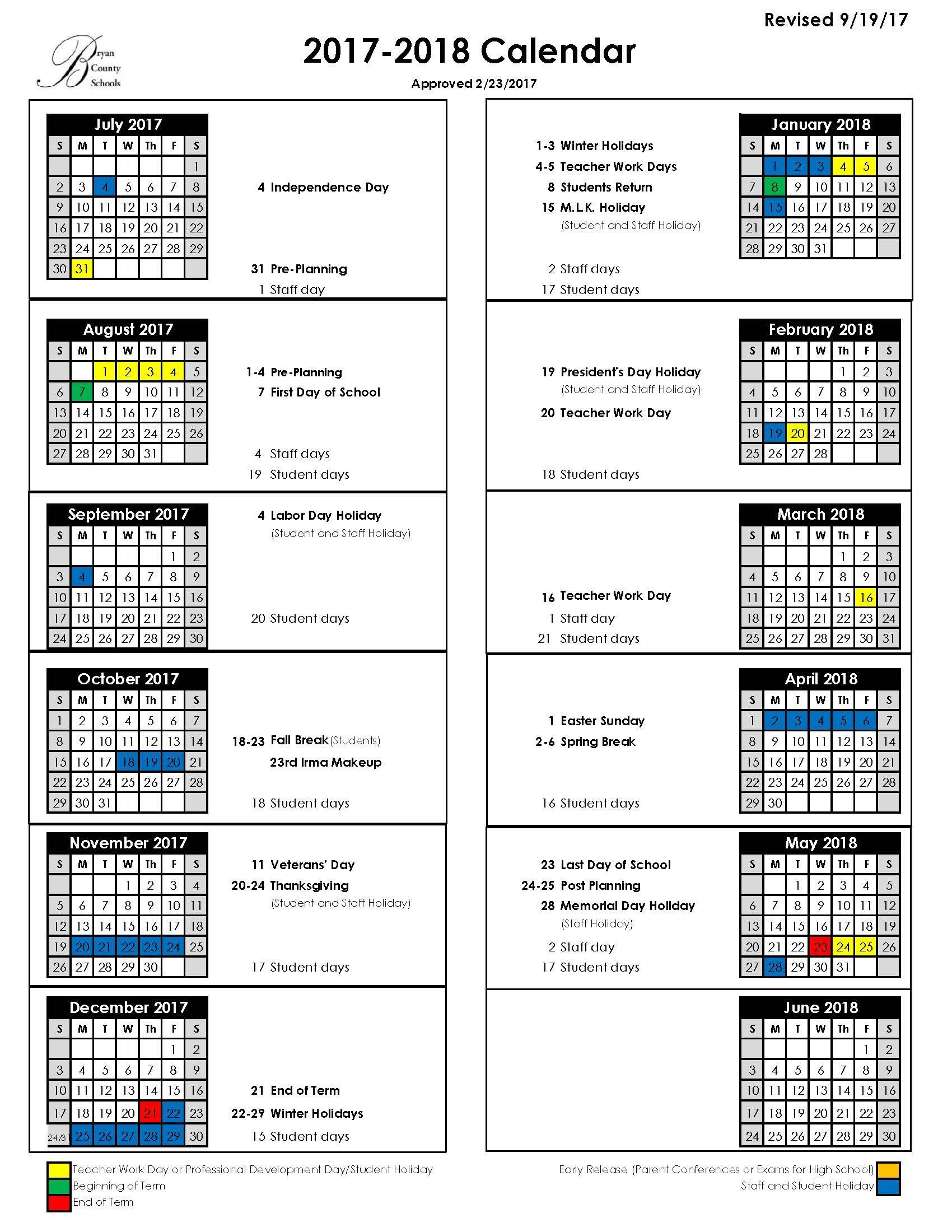 Lovely Printable Calendar School Year 2019-15 | Free-Free Monthly Academic Calendar 2021-20211 Template