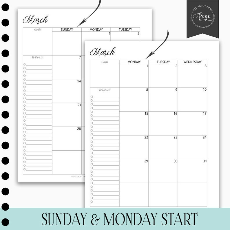 New 2020 2021 Monthly Calendar Printable Two 2 Page-Free 2-Page Monthly Calendar 2021
