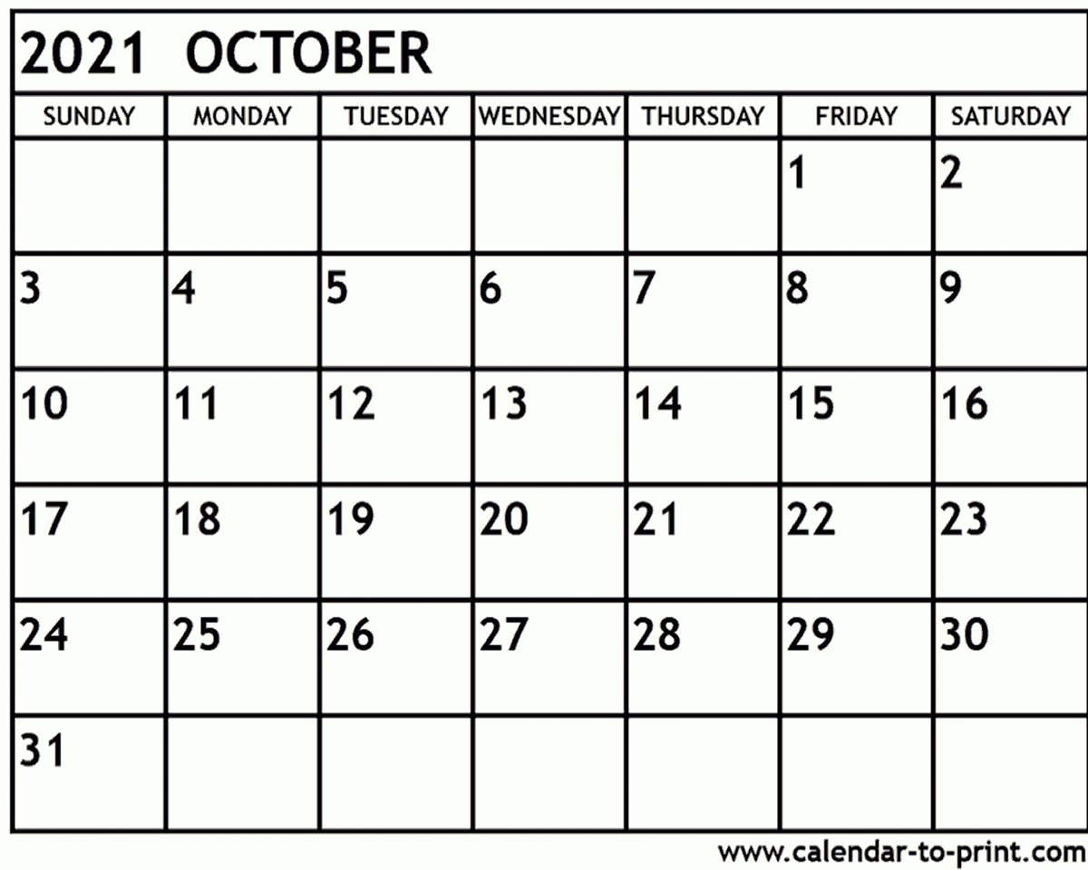 October 2021 Calendar Holidays Printable | Avnitasoni-Vertex Montly Calendar October 2021