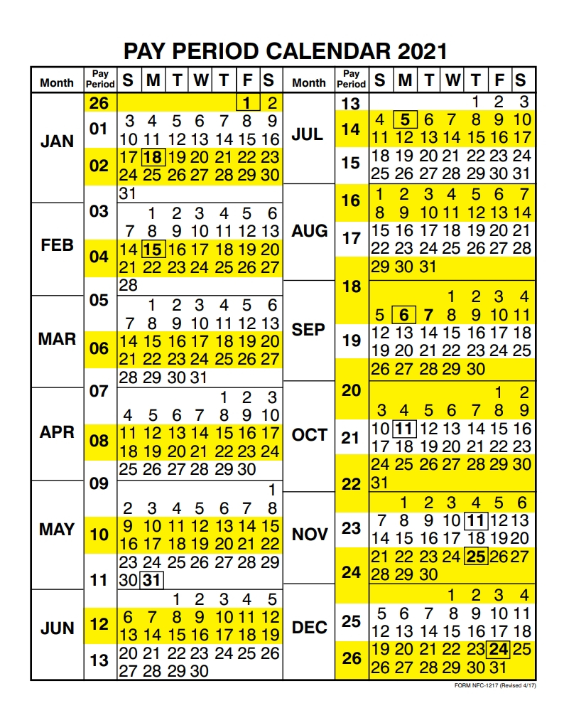 Opm Federal Pay Period Payroll Calendar 2020 - Template-Printable Bill Payment Calendar 2021