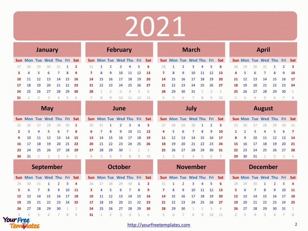 Perfect Free Printable Editable 12 Month Calendar 2021-2021- 2021 School Calendar Editable Template