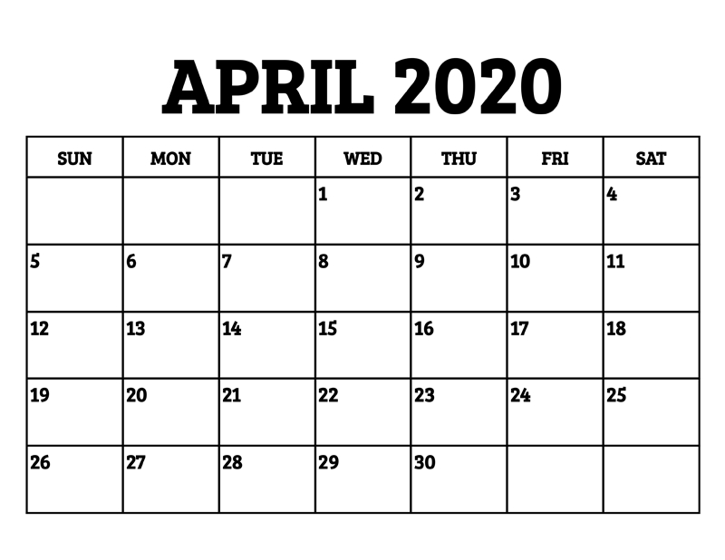 Printable April 2021 Calendar Template - Printable Calendar-August 2021 Free Printable Baby Due Date Calendar