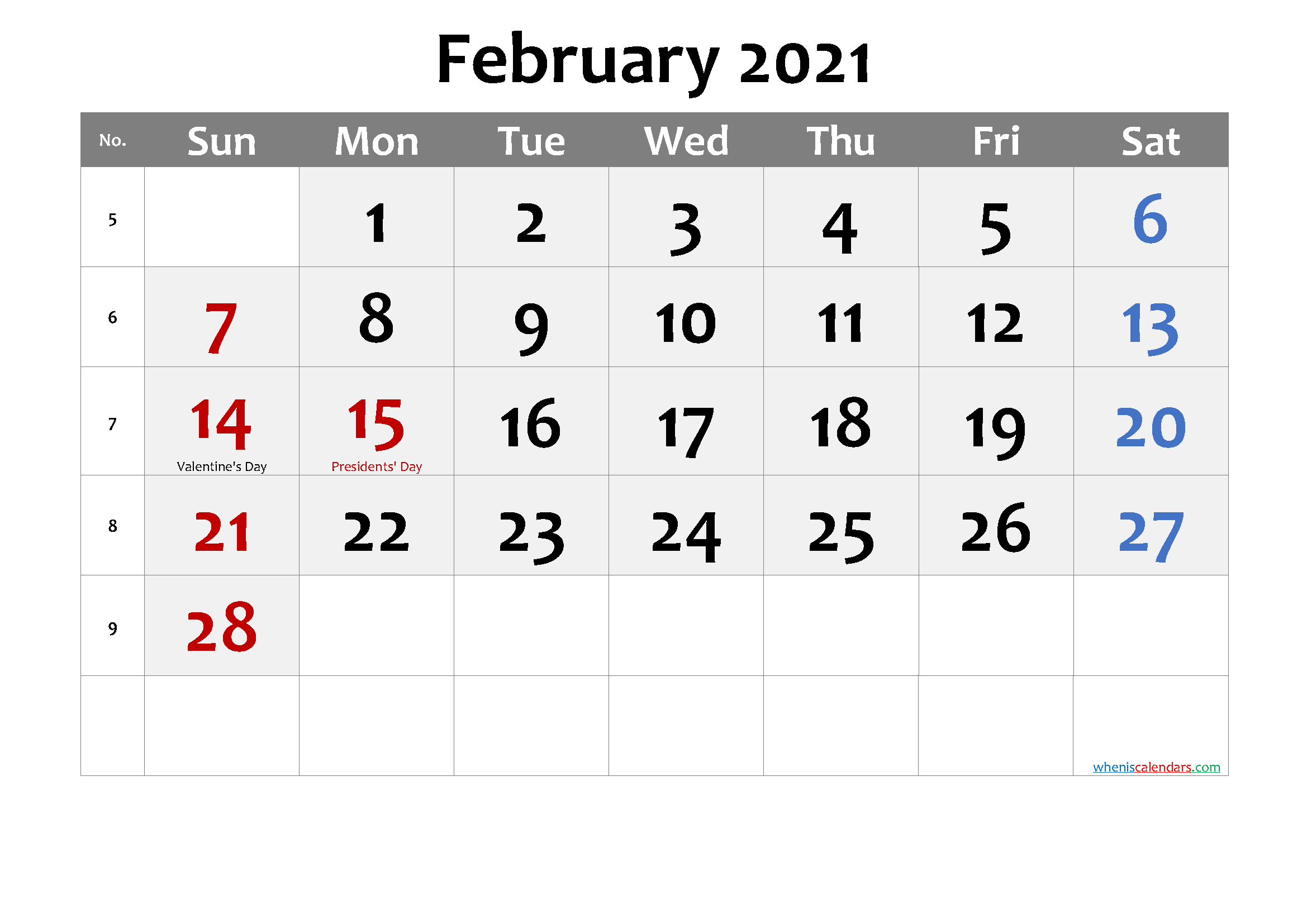 Printable January 2021 Calendar With Holidays - 6 Templates-January February 2021 Calendar